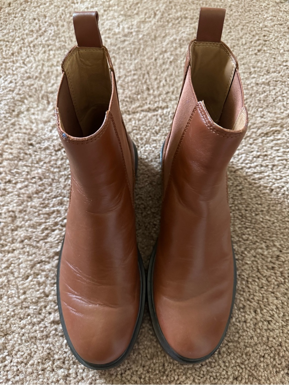Madewell Chelsea Boot - Brown Leather